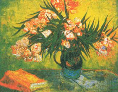Vincent Van Gogh Still Life, Oleander and Books